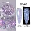 1 Box Multichrome Chameleonic Powder Nail Glitter Aurora Neon Rainbow Pigment Chrome Powder Iridescent Manicure Nail Rubing Dust