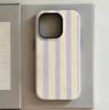 Чехол для телефона для iPhone 17 16 15 14 13 12 11 X XS XR 7 8 Air Pro Max Plus Модный Любовь в полоску Двухслойный