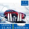 Накладка на центральную стойку окна из нержавеющей стали для 2015 Lexus NX