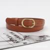 Leather Belt Vintage Women Versatile Decorative Waistband Casual Strap Jeans