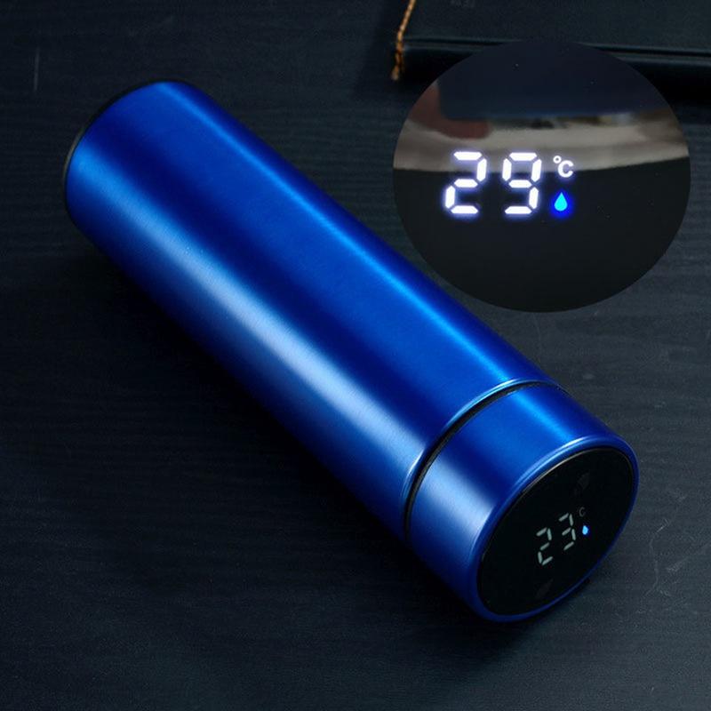 500ML Temperature Display Thermos Bottle Vacuum Flasks Stainless Steel Travel Coffee Mug Tea Mug Thermo Cup