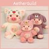 В Поворот Свинья Кот Медведь Собака Плюшевая Игрушка Мягкая Животная Кукла Украшение Спальня