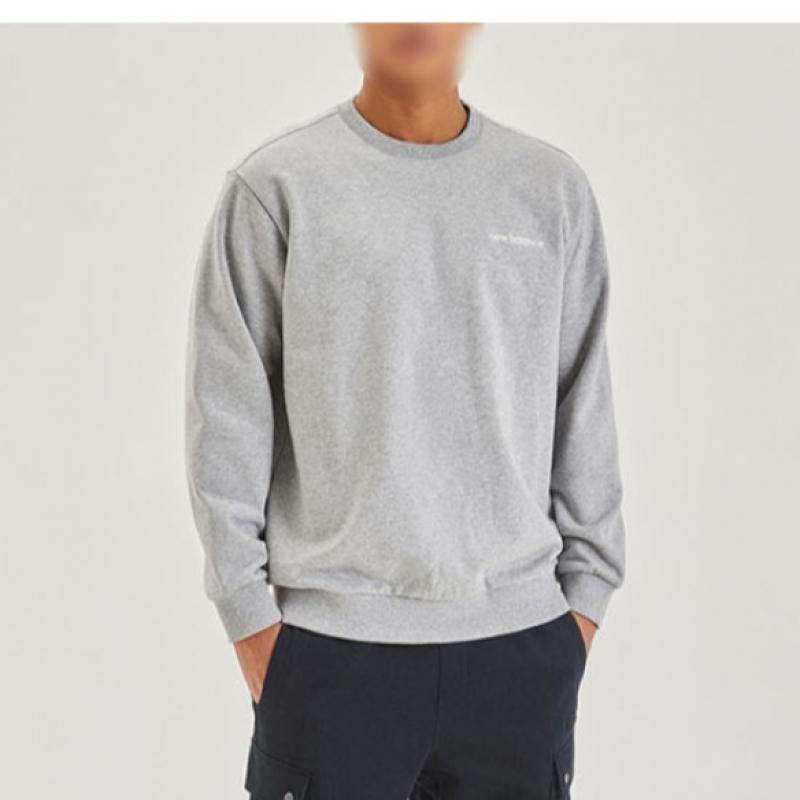 New Balance Club Nbncc21033 Gr Essential Back Logo Толстовка унисекс с длинным рукавом Футболка