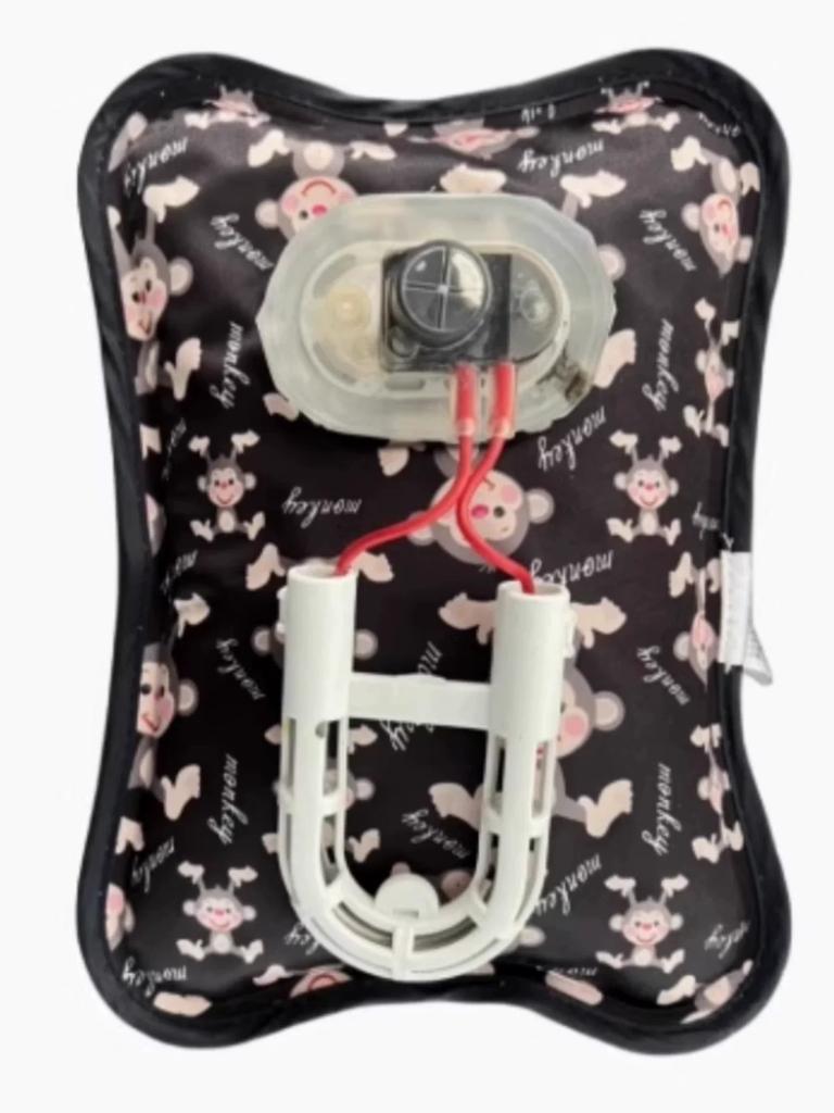 Cono Electric Hot Water Bag Charging Hot Water Bag Heating Pad Hot Water Bag Explosion-Proof Plush Water Injection Warm Hands Hand Warmer Belly Warmer