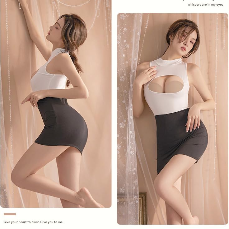 Lingerie Bodycon Large Size Cosplay Costume Secretary Office Lady Teacher Female Teacher Mini Dress Sexy Costume Office Lady Disguise Sexy Dress