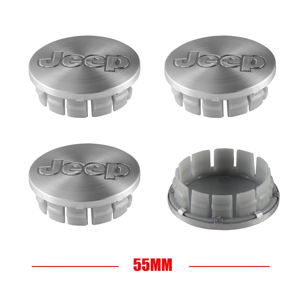 Cup Holders 55mm 64mm Car Wheel Center Covers Hub Cap Badge Accessorie for Jeep Cherokee WK Gladiator Pickup Wrangler Jk Renegad