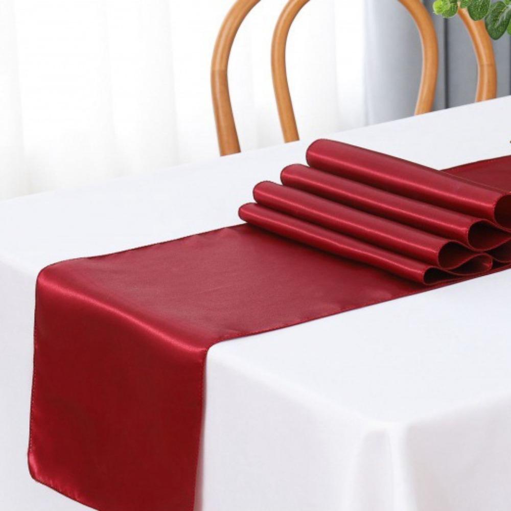 3 шт. элегантная атласная дорожка для стола классическая дорожка для журнального столика декоративная скатерть для детского душа