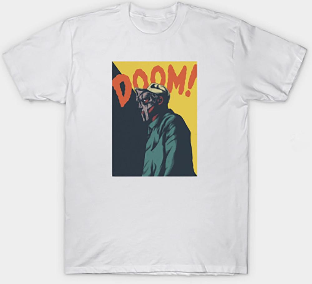 MF DOOM Супер Злодей Взрослый S-3XL Белый Фан-арт Хип-Хоп Рэп Футболка Музыкант Унисекс Футболка