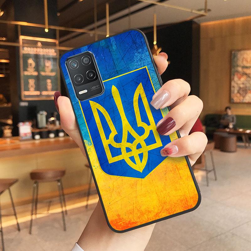 Чехол для телефона с флагом Украины для OPPO Realme GT 2 Pro X2 Pro XT C25S 8 7 6 Pro 6i Realme GT Master C3 C21 C21Y C11 X3 SuperZoom