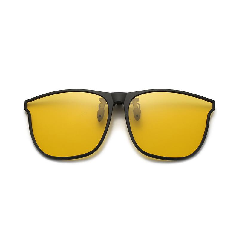 Сверхлегкие контактные поляризованные солнцезащитные очки с зажимами, мужские и женские водители, очки для коррекции близорукости