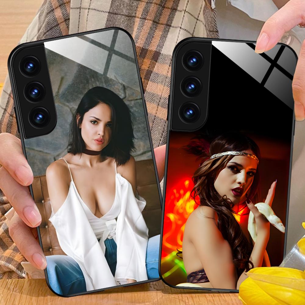 Модный стеклянный чехол для мобильного телефона Eiza Gonzalez для Samsung Galaxy S26 S25 S24 S23 S22 S21 S20 Note20 Plus FE Ultra Цветная крышка