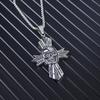 Men's European and American Punk Gothic Style Skull Pendant Retro Exaggerated Skull Necklace
