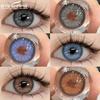 1 пара НОВЫХ цветных контактных линз Высокое качество Коричневые линзы для макияжа глаз Контактные линзы для моды Голубые линзы для глаз Серые контактные линзы 6 месяцев