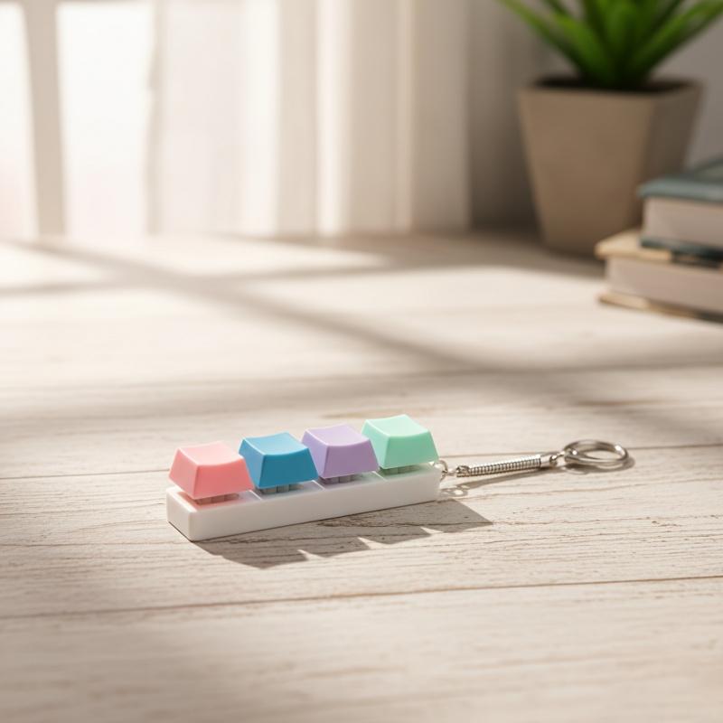 Random Color Keyboard Decompression Gadget Fun Desktop Interactive Ornament Office Stress Relief Prank Prop Party Gift