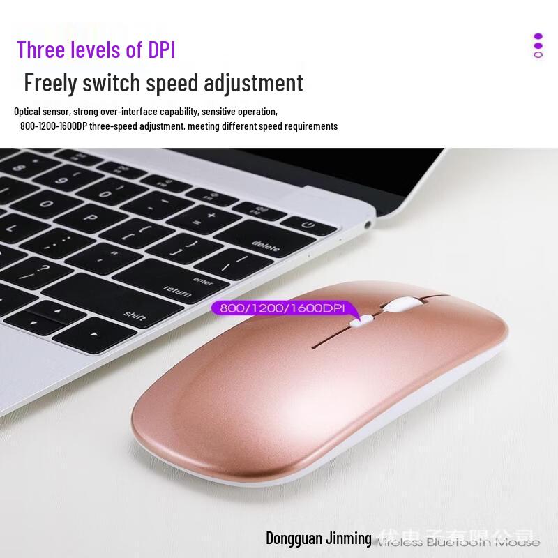 Беспроводная Bluetooth-мышь OLOEY с двумя режимами, бесшумная