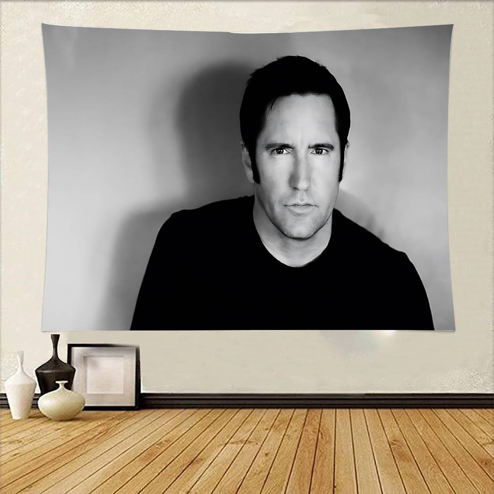NNine IInch Nails Крутой Гобелен Настенный Декор Напечатанный Полиэстеровый Гобелен INS Декор Стен