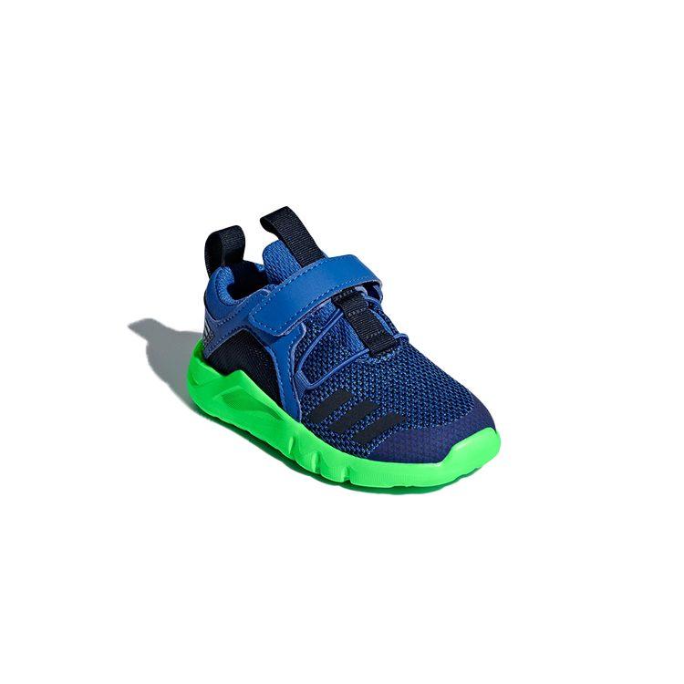 Adidas Rapida Slip Resistant And Breathable Slip Resistant And Breathable Low top Toddler Shoes Blue Black AH2580