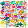 50 Marine Life Stickers Aquarium Cartoon Cute Children's Toys Marine Undersea Dolphin Shark Stickers