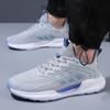 New Mesh Sports Shoes Soft Sole Men's Shoes Breathable and Anti Slip Men's Casual Mesh Shoes Running Shoes Men's