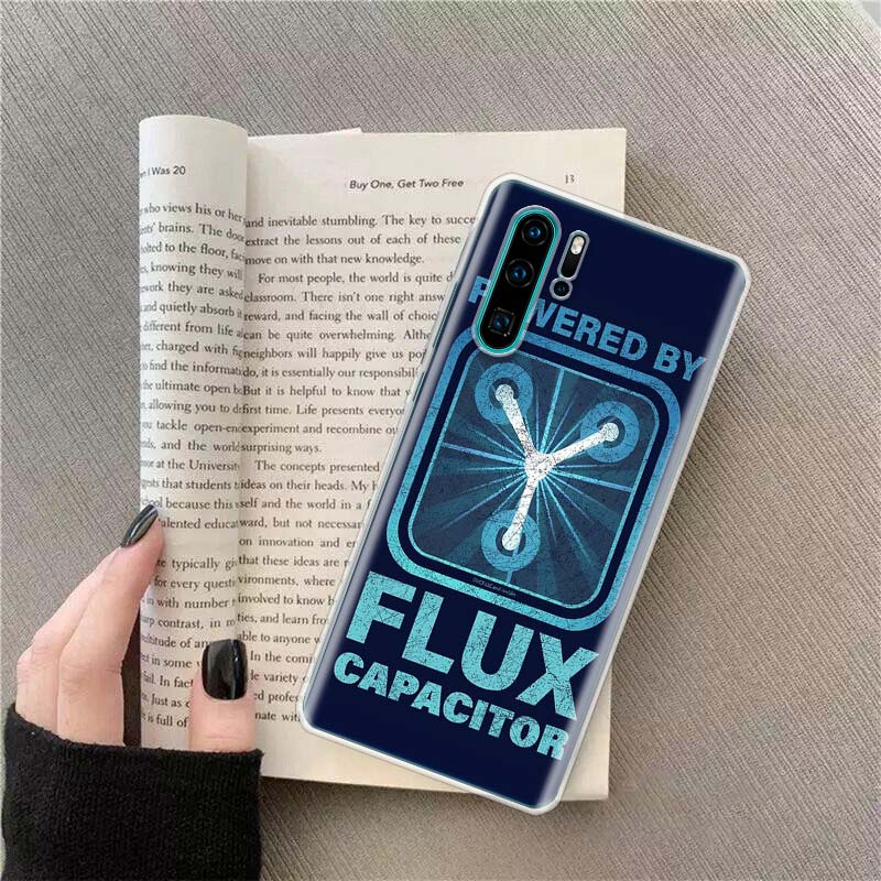 Back To The Future License Phone Case For Huawei P50 Pro P10 P20 P30 P40 Lite Cover Mate 40 30 20 10 Lite Capa Shell