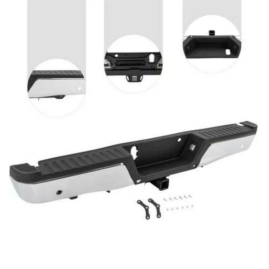 Задний бампер с датчиками и фаркопом для Ford F150 2015-2020 (FO1103170)
