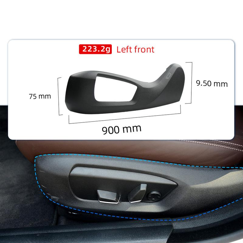 Car Front Outer Seat Track Cover Replacement For BMW 5 7 X5 X6 F18 F10 F07 F01 F02 F15 F16 F85 F86 High Reliability Spare Part