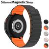 Силиконовый ремешок без зазоров для Samsung Galaxy Watch 6/5/4 40мм 44мм 6 Classic 47мм 43мм Магнитный браслет Ремешок для часов 5 Pro 45мм