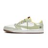 Travis Scott x Air Jordan 1 Lime Trail Travis Scott X AJ1 Низкие с амортизацией Низкие винтажные баскетбольные кроссовки Унисекс DZ4137-700(Команда1698-)