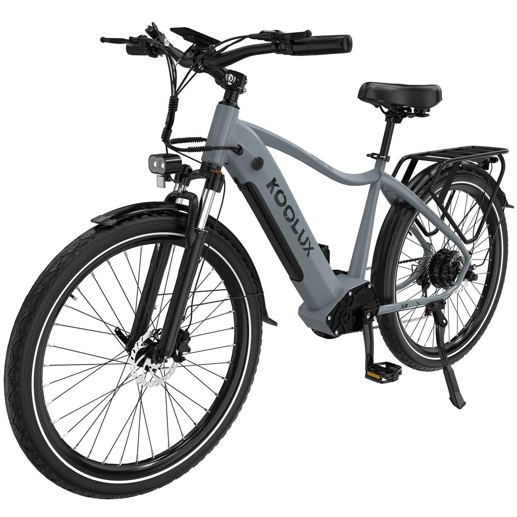 KOOLUX X3 Outdoor Electric Bike With Seat 26 Inch Tires 48V15AH Battery 500 Motor Electric Bicycle Adult All-Terrain E-Bike