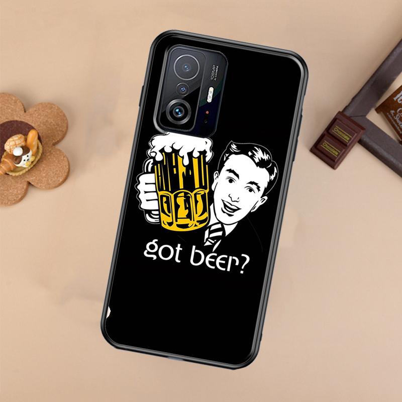 Beer Case For Xiaomi POCO X7 X6 X5 X3 Pro F3 F5 F6 M6 Pro 13 14 Ultra 11T 12T 13T 14T Pro Cover