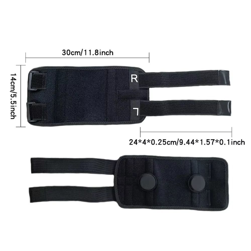 Dual Pressure Pads Sciatic Nerve Brace Compression Knee Pads  Sports Protective Gear