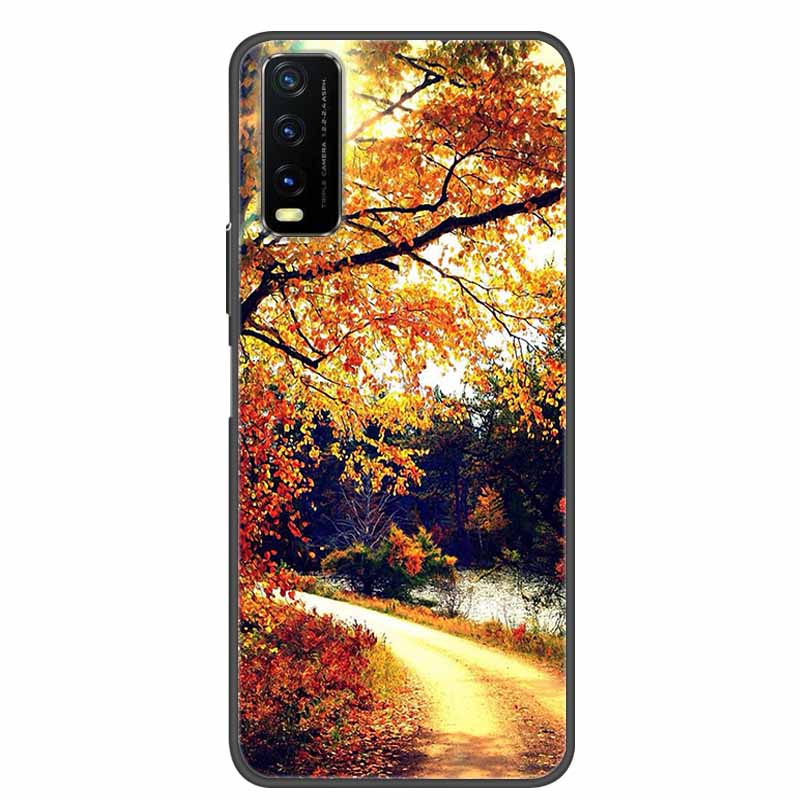 Чехол для Vivo Y20 Мраморный Мягкий Силиконовый Задний Чехол для Vivo Y20S Y20 S Y 20i Чехол для Телефона для Vivo V2027 Y20i Coque Funda Сумка