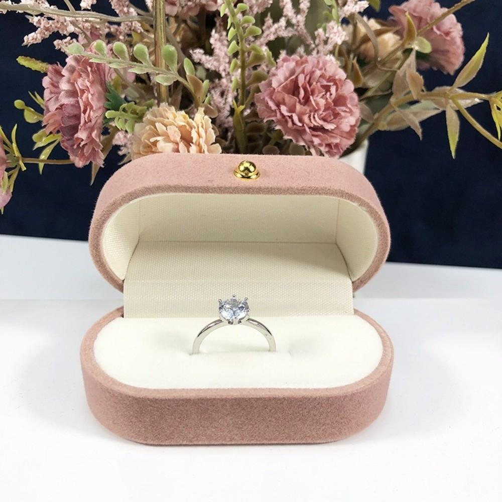 Solid Color Jewelry Display Box Portable Necklace Holder New Necklace Storage Box Jewelry Storage
