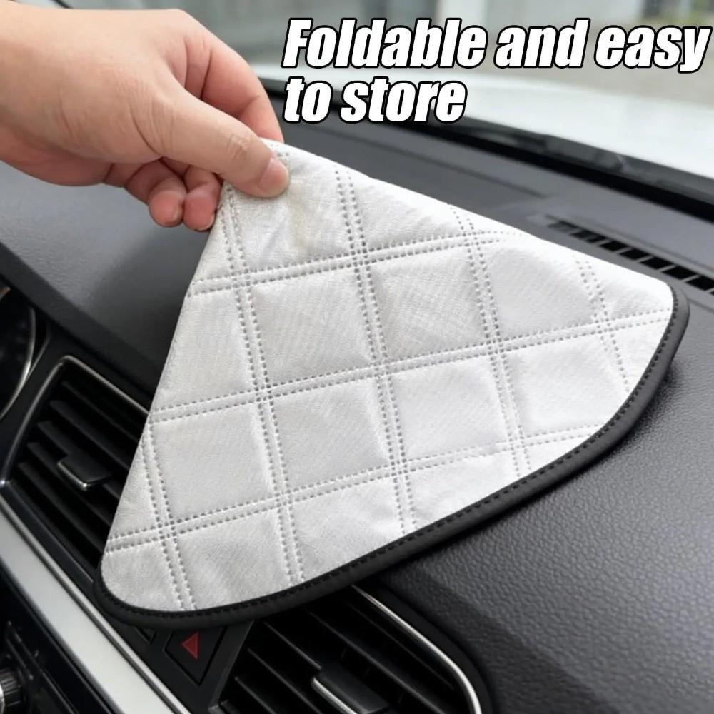 Heat-Resistant Car Steering Wheel Sunshade Cover Aluminum Foil Steering Wheel Cover Summer Use