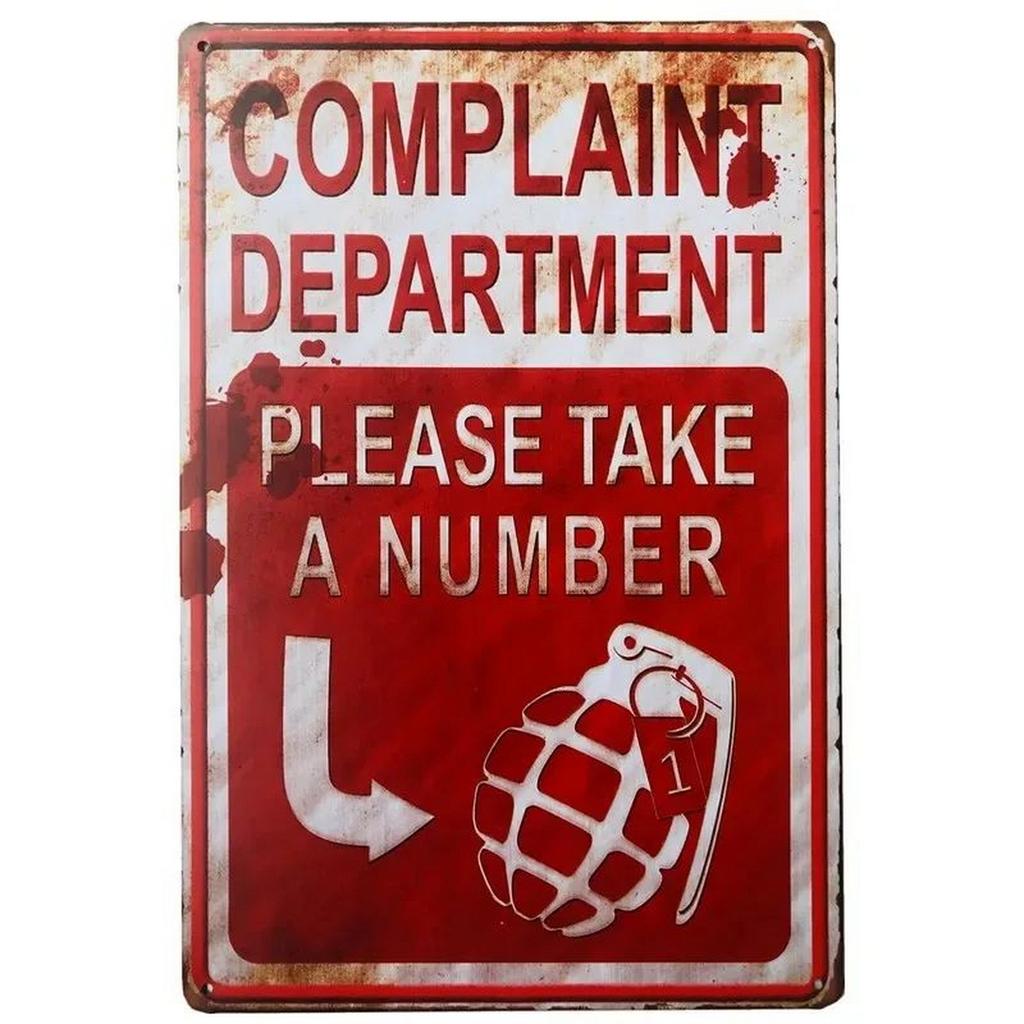 HD Metal Tin Sign Vintage Funny Warning  Restricted Area Wall Decor Retro Gun Zombie Radiation Sign for Home Bar Garage Man Cav
