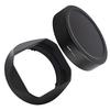 Haoge Metal Square Lens Hood + Hood Cap for Fujifilm, Sony Cyber-Shot DSC RX1, RX1R, RX1RII, R3, RX1M2, and Sony FE 35mm F2.8, FE 55mm/F1.8 Lenses