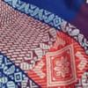 Синий Кеффия Шарф, Арабский Шемаг с Кисточками, Хлопковый Головной Платок Унисекс, Подарок на День Рождения