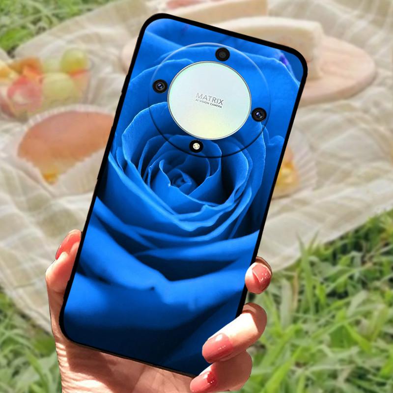 Чехол для Honor X9A 5G Чехол-обложка для Honor X9A Черный Мягкий Силиконовый Чехол для Телефона Fundas для Huawei Honor X9A 5G Coque HonorX9A Защитный