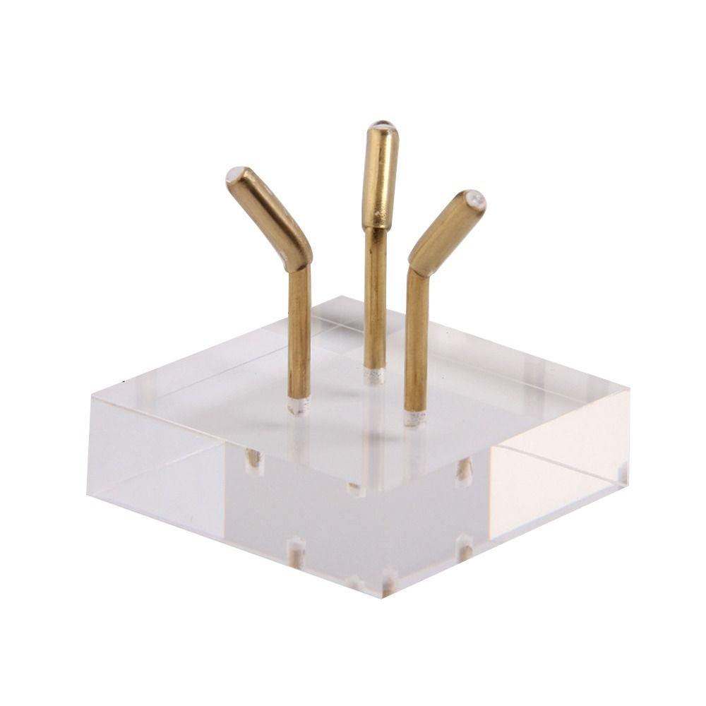 Прозрачный хрустальный шар основа акриловая сфера дисплей стенд креативный минерал полка украшение дома