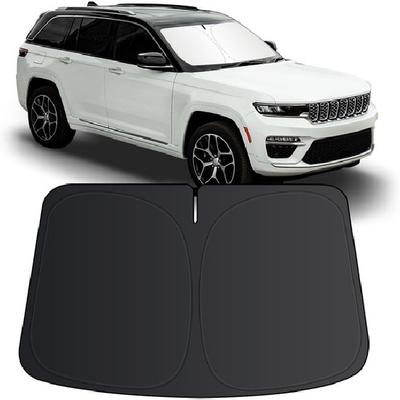 For 2011-2025 Jeep Grand Cherokee Car Front Windshield Sun Shade UV Block Cover