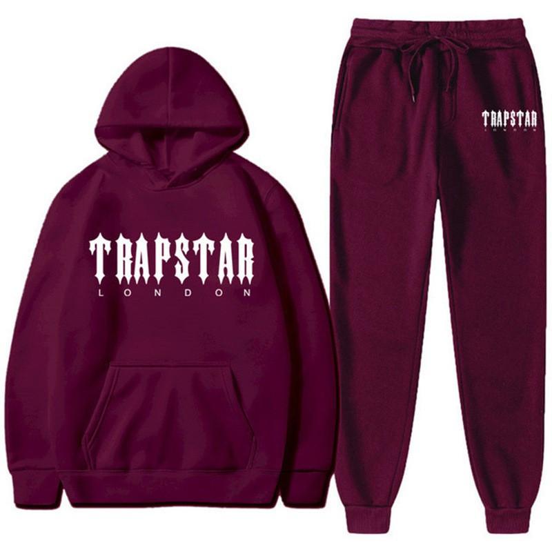 Mens Womens Casual Hooded Fleece-Lined Sweatshirt Set Sportswear Outfit