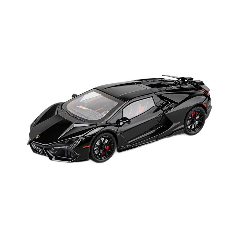 1:24 Lamborghini Revuelto Racing Car Alloy Metal Model Computer Desktop Ornaments Trendy Decoration Birthday Present For Boys