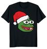 Футболка унисекс Pepe Frog Holiday Christmas