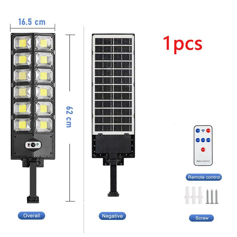 Мощные солнечные фонари для улицы, сверхяркий солнечный уличный фонарь 720 LED, солнечный настенный светильник, солнечный прожектор для гаража, сада, двора