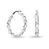 S925 Sterling Silver Jewelry Click-Top Link Chain Hoop Earrings for Teen Women