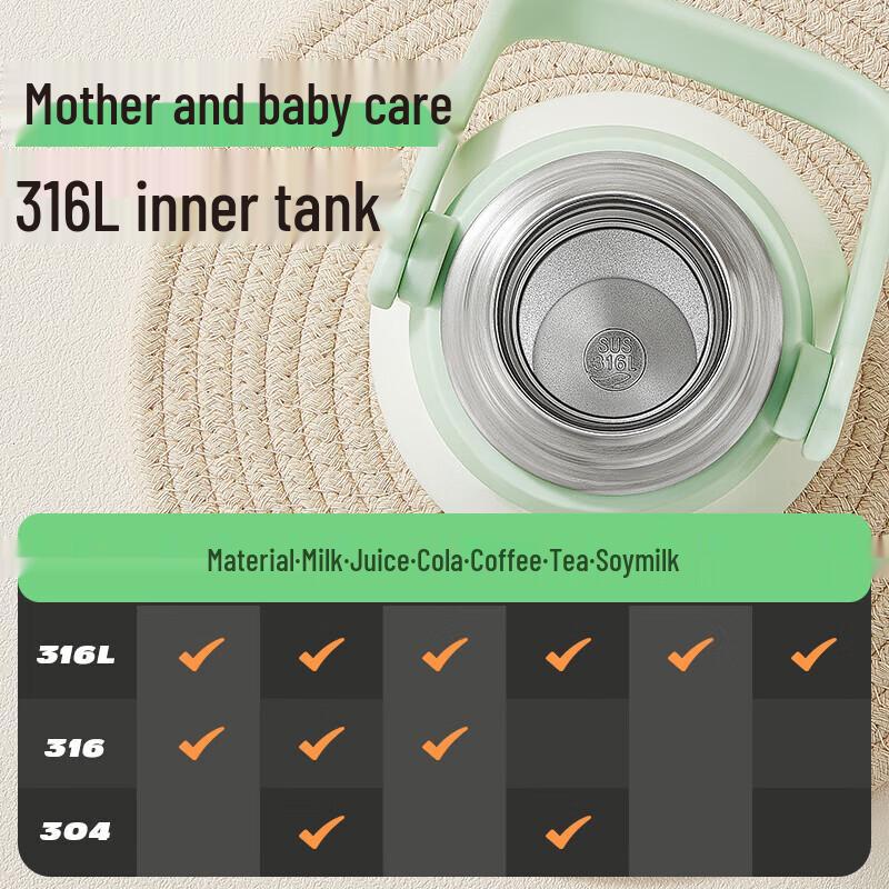 Simple Poetry Stainless Steel Thermos Bottle