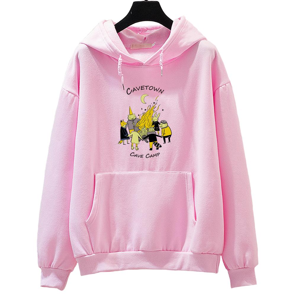 Cavetown Hoodies Женские толстовки с рисунком из мультфильмов с флисом Женские Мужские пуловеры Осень Зима Sudaderas Con Capucha Printing