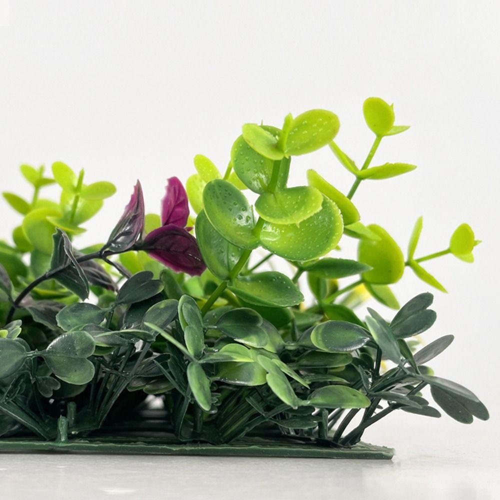 UV Protection Artificial Plant Wall Panel Sunflower Artificial Fern Grass Privacy Screen