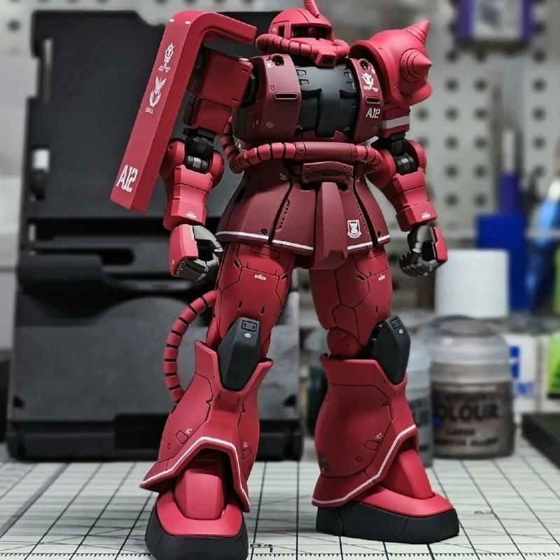 Gto Hg 1/144 Заку Красной Кометы Сборная Модель Фигурка Изысканное Украшение для Стола Подарок-Сюрприз Коллекция Мальчик