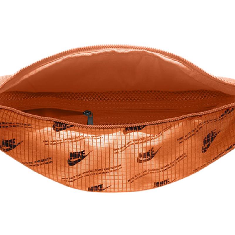 Nike Nylon Fabric Fanny Pack Regular Unisex Orange Casual CK7446-884